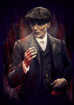 freyaallan:  I know it’s been a while since I’ve updated this page with my own art, but voila! My own art! I super enjoyed painting this one. I’ve been pretty excited by Peaky Blinders lately (can you blame me??) and I really enjoyed the challenge