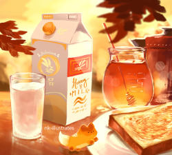 nk-illustrates:Honey Milk Fox 04.
