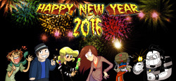 Just an art collab started by my good friend, s0s2, who wanted me and several other awesome people to participate in! This picture features art by PParreira, TheArgoNinja, s0s2, Gooseworx, ComX-1, and yours truly on the far right. Happy New Years, everybo