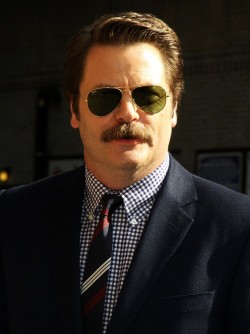 My only celebrity crush. And it&rsquo;s a HUGE crush!! I would do almost anything for one night with Nick Offerman. He&rsquo;d have to turn gay too, obviously. :D