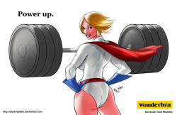 gabrieldoespepsicommercials:  TLIID 206. Power Girl endorses Wonderbra. Yep. by AxelMedellin