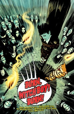 mordicaifeed:  &ldquo;Burn, Witchboy, Burn&rdquo; from Seven Soldiers: Klarion the Witchboy #4 (DC, 2005) by Grant Morrison and Frazer Irving 