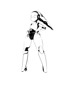 polyleisle:  Drossel inking. She lost her pelvic plating…