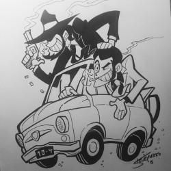 steveyurko:  Inktober Day 4: Lupin and Jigen should have been in Double Dash. 