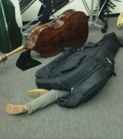 When you need a nap your instrument takes a backseat I guess.