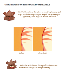 owlygem:  groundlion:  mylittledoxy:  Please support me so I may continue making tutorials and guides for everyone! https://www.patreon.com/doxydoo?ty=h  HEAD’S UP ARTISTS THAT RESIZE IN PHOTOSHOP. This really saved my life. I’d noticed that gross