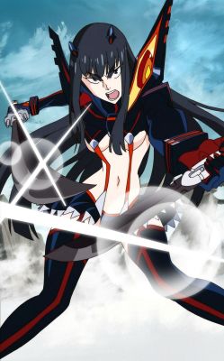 grimphantom:  deathmanstratos:  KLK Episode 21 - Satsuki’s amazing outfits  Nice, we also get to see her in Nudist Beach Outfit XD  &gt; u&lt; &lt;3