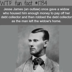 wtf-fun-factss:  Jesse James (an outlaw) facts - WTF fun facts