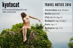 Hey lovely people! Here&rsquo;s my first official travel notice :)  And sweeeeet swirlin&rsquo; onion rings am I excited.  Please email me if you&rsquo;d like to work with me so we can make some badass things, or drop me a message on MM :)