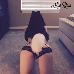 foxytail11:  “Thanks foxytail for inspiring me to pose with my white fox tail!“Wow that’s an incredible pic!  Oh and you’re wearing my favorite panties, too!!  Thanks so much for the amazing submissionSource: http://miss-raiin.tumblr.com/