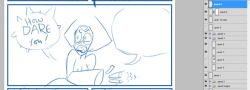 Working on a short comic illustrating a scene from an upcoming NC-17 fanfic. Hooray for Peri-nipples! ^_^