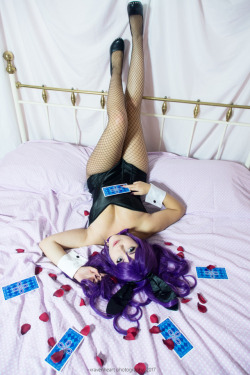 cherry-blews-cosplay:   “Are you looking for something? The Goddess of Fortune is right here!”   ♡   Nozomi Tojo (bunny suit) PH 
