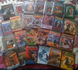 Several months ago, I set out to collect all 28 of the Toho Godzilla films before the release of the 2014 Godzilla, and as of today I can proudly announce&hellip; MISSION ACCOMPLISHED!! WHOO!
