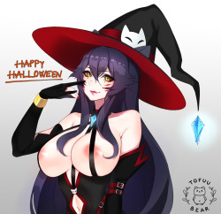 tofuubear:  Happy Halloween!Why there’s not a Ahri witch yet? Patreon  -  Gumroad   -   Pixiv   -   Twitter 