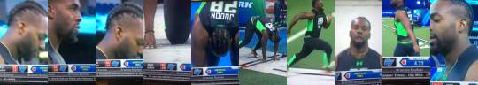 musclefeign:  stormaliksander:  thaheatthaheat:  blkfreedom:  Matt Judon, NFL Combine 2016  Tights too small for my big ass  Wow  Damn I bet if you hit it just right, he’d cream!  I would eat that booty right after that run
