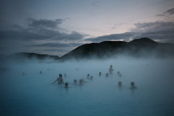 derekisme:  thatmatthew: This is amazing! If you EVER get the chance to go to Iceland, go! This is the Blue Lagoon, which is a natural spa. Honestly you will never experience anything like it ♥  I need to go visit Iceland!