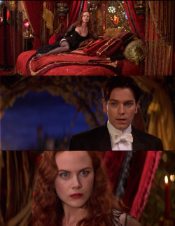 movieoftheday: Christian: I’d rather just get it over and done with.Satine: Oh. Very well. Then why don’t you come down here? Let’s get it over and done with.Christian: I.. I prefer to do it standing.Satine: Oh.Christian: You don’t have to stand.