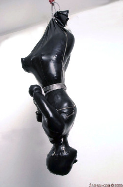 rawmaterial69:  (via slavebarbara, escravoroger-rf) A very intense series of Insex. The model is a blonde with  lips made to swallow dicksand a waist made for corset. 