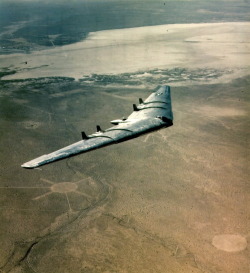 Northrop YB-49  over Edwards AFB, 1948 Edwards AFB back then was known as Muroc Army Air Field, it was renamed  after the pictured YB-49 broke apart in flight killing crew &amp; its pilot, Glen W. Edwardsvia: af.mil