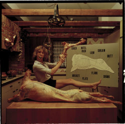 Learn where the Meat Comes From Single-channel video by Suzanne Lacy, 1976
