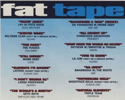 #tapedecktuesday: Source x Fat Tape March ‘96