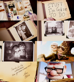 randomanimosity:  laughliketheresnotomorrow:  UP! = best movie EVER! :&gt; (This part made me cry. :’()  &lt;3!  So I finally was able to watch up last night. This movie made me get all teary eyed. Even my brother and his friend got teary eyed. &lt;3