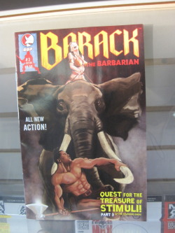 Obama versus an elephant-riding Palin. &hellip;What even.