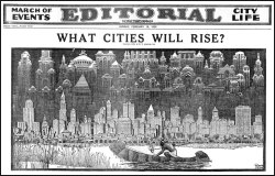 awesome ones Editorial headings by Winsor McCay, 1928via goldenagecomicbookstories