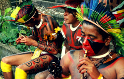 nativebeautyway: Kamaiurá natives of Alto Xingu, Brazilian Amazon