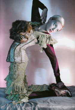 Lily Donaldson by Javier Vallhonrat for Numero October 2004