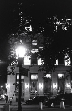 fromme-toyou:  Summer evening in New York City Pentax Spotmatic / Kodak BWCN 