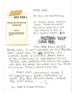 heroes-and-cons:  refinerysun:  Letter #6American Idiot Special Edition   too bad you’ll never read this 