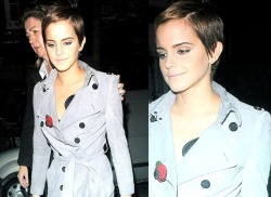 heartwatson-blog:  Emma Watson outside the Harry Potter: Deathly Hallows after party held at Freemasons Hall. 