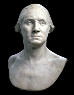 secretaryhamilton:  Jean-Antoine Houdon bust of George Washington  Hi I&rsquo;m donna and I&rsquo;m a history nerd and this buff of Washington makes me want to tell you how HE HAS AN AWESOME HABIT OF KICKING YOU APART. 