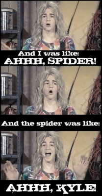 artificialasylum:  8ad8r8k:  ncarmon:  TOTALLY KYLE !!!  There are a few things that I will always reblog no matter what Totally Kyle is one of them.  always reblog  always.  I READ THIS IN HIS VOICE