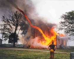 vondell-swain:  vondell-swain:  lowtax:  missyzu:  Fire from a burning building being sucked into a tornado.  woah nigga hold up  wh get out of there fireman what are you doing there’s a tornado  I can’t stop laughing at this fireman he’s just standing