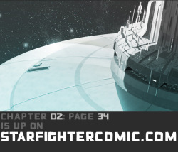 Starfighter Chapter 02: Page 34 is up! http://www.starfightercomic.com/ 