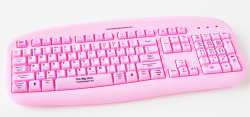 Keyboard for blondes