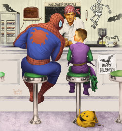 Rockwell Spiderman by Luke Radl