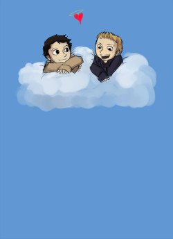 In times of my ship&rsquo;s distress, I&rsquo;ve seen the term &ldquo;Dean/Cas cloud&rdquo; mentioned.   So. Here it is.