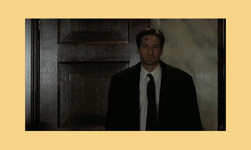 hazelloveswally: 4x09 Terma This scene makes me smile…Scully is breathing so heavy with excitement…ha Can you make one of this scene when they are hugging and Skinner is standing there like…umm keep it in the bedroom kids.