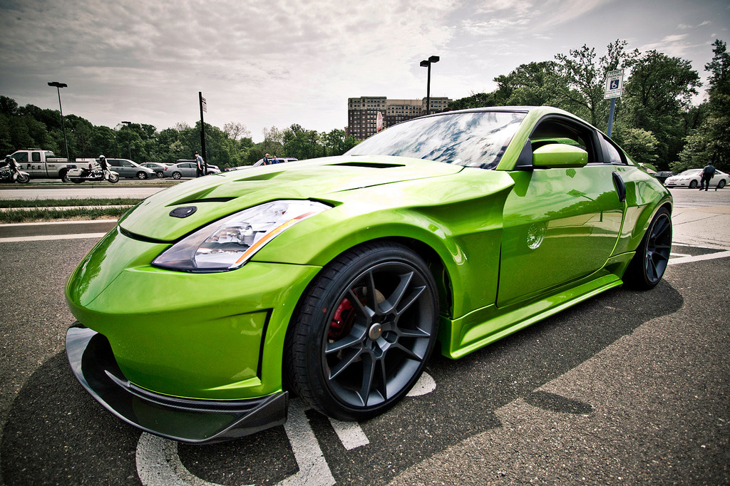 Nissan 350z green #5