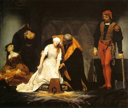 welovepaintings:  Paul Delaroche (1797-1856)The Execution of Lady Jane GreyOil on canvas1834National Gallery (London, United Kingdom) ___ “Lady Jane Grey was Queen of England for just 9 days until she was driven from the throne and sent to the Tower