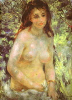 paperimages:  Auguste Renoir,  Nude in the Sunlight, 1876, Musee d’Orsay, Paris. 