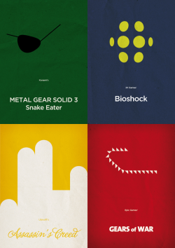 it8bit:  Boris Lechaftois minimalist Game posters You can buy them HERE 