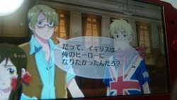 America: But, England is my hero.  Do you not want to be?  (&lt;3)No  one I&rsquo;ve seen has posted what happened after this scene, but some  people alluded to them moving back in together.  I&rsquo;m not sure.Also,  if you down the heroine route