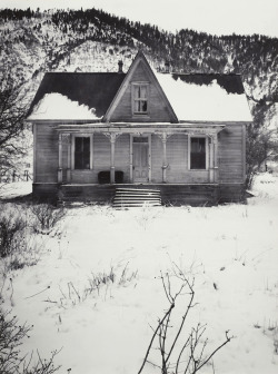 Ranch House near Carson City; Nevada, Winter 1962 photo by Ansel Adams