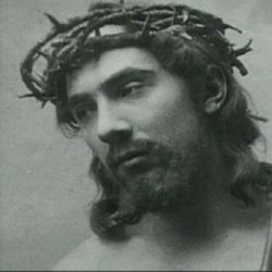 catbountry:  greggorysshocktheater:  Bela Lugosi as Jesus Christ in a 1909 Hungarian production of The Passion Play.  Oh, wow. 