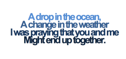 A Drop In The Ocean | Ron Pope &lt;3