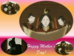 My favorite animated mother!!! Ursa from Avatar with Zuko and Azula! :D